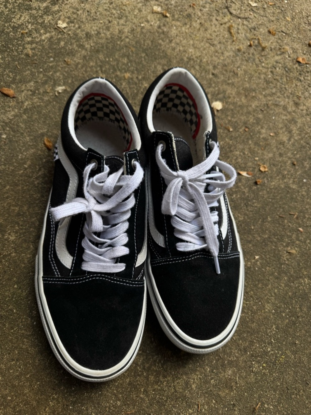 Vans Skate Old Skool Skate Shoe - Black - Picture 2 of 10